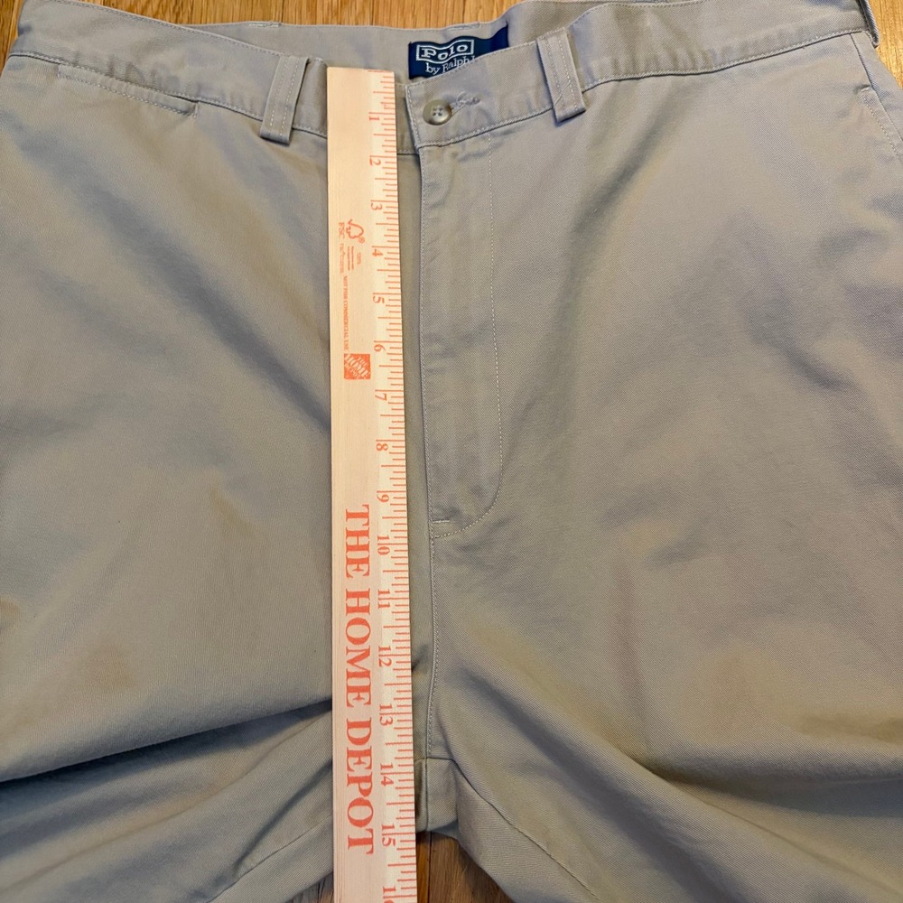Polo Ralph Lauren Philip Pant Mens 38x30 Khaki Tan Cotton Straight Chino Pants - Picture 9 of 11
